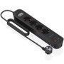 Aisens Regleta con Interruptor ASPS-2A2C13-BK con 4 Tomas y 4 Puertos USB